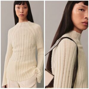 MANGO Ribbed Sweater